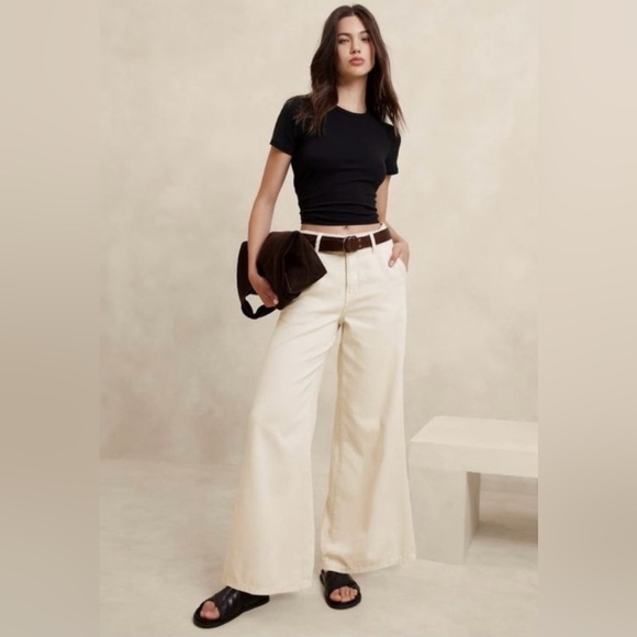 Banana Republic Ulta High Rise Wide Leg Pants
